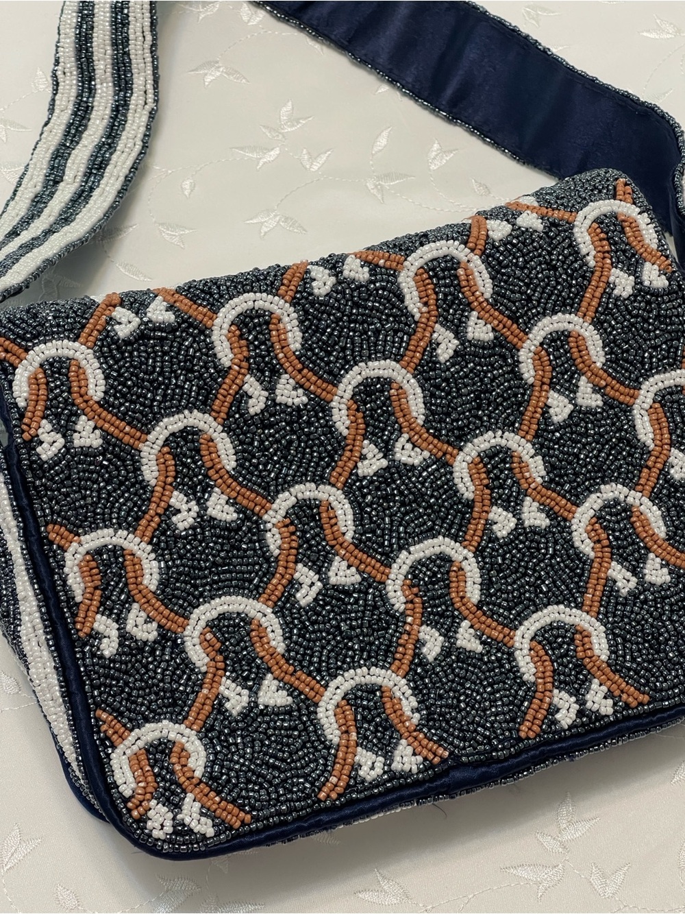 Rachel Zoe Horseshoe Cowgirl beaded bag - Picture 5 of 13